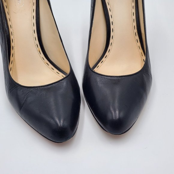 Coach Black Leather Heels - Picture 4 of 16